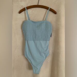 Women’s Light Blue One Piece Swimsuit